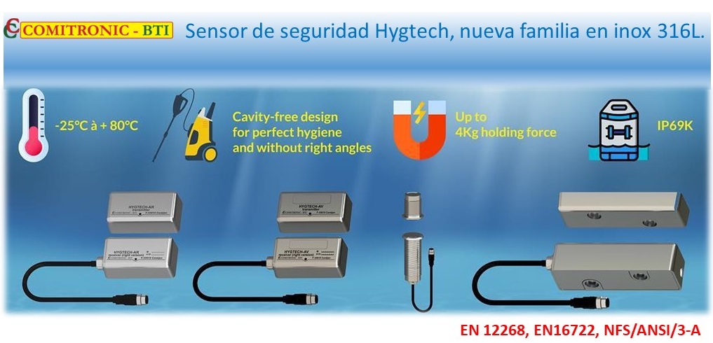 Sensor seguridad inox Hygtech