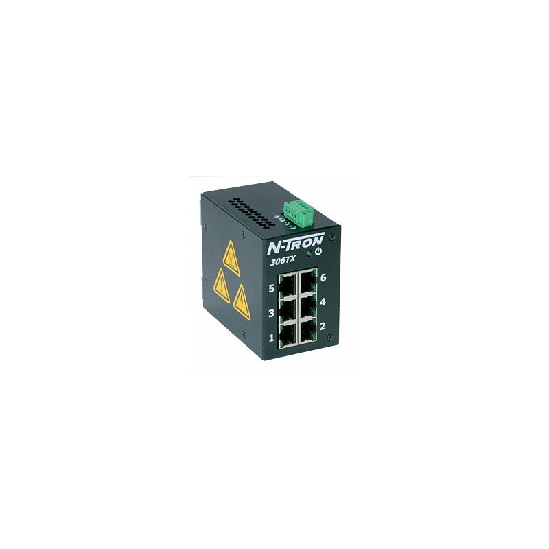 306TX-N, Ethernet, uso industrial, switch, n-tron, IEEE, Splitter, hendedor, 300-N SERIES, Supervisión - Monitorización