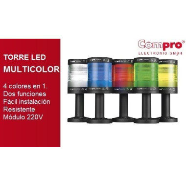 BALIZA LUMINOSA LED MONO Y MULTICOLOR CO ST 40 & CO ST 70