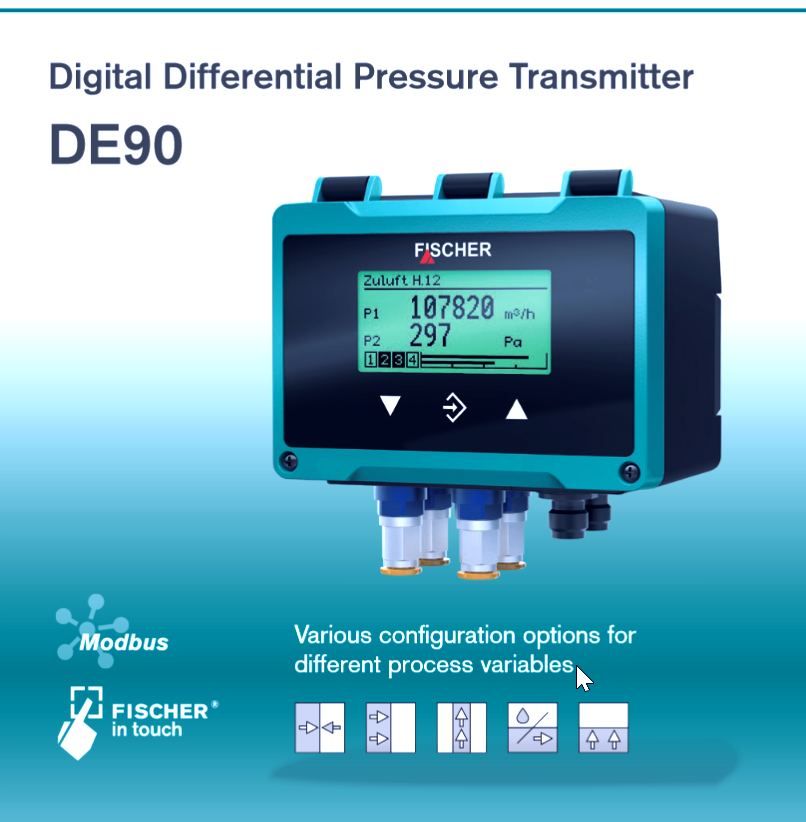 Digital Differential pressure transmitter DE90